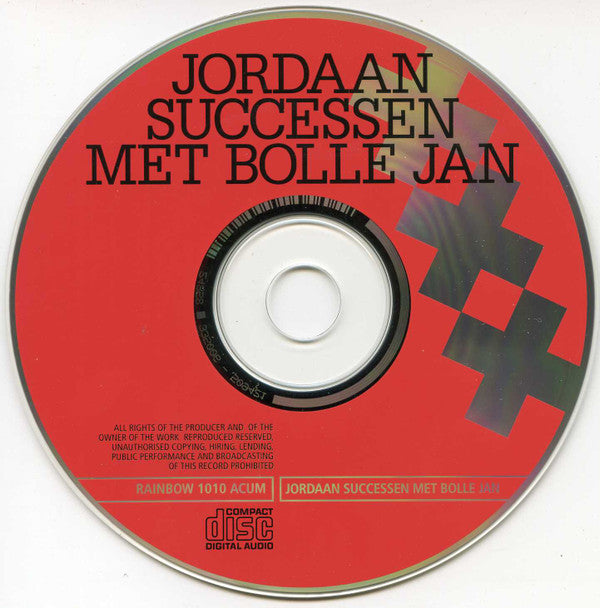 Bolle Jan : Zingt En Speelt Jordaan Successen (CD)