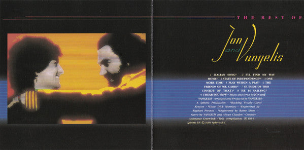 Jon & Vangelis : The Best Of Jon And Vangelis (CD, Comp, RE, PDO)
