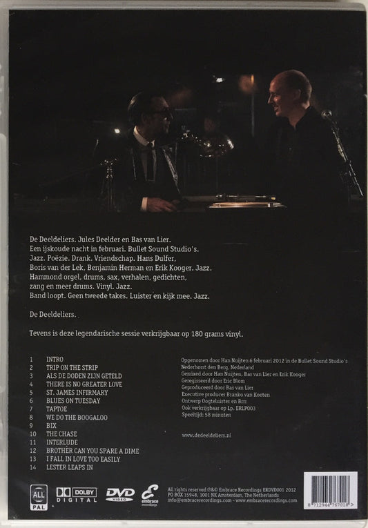Jules Deelder & Bas van Lier : De Deeldeliers : De Deeldeliers (DVD-V, Album, PAL)