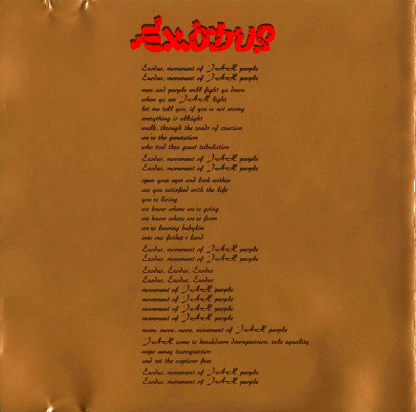 Bob Marley & The Wailers : Exodus (CD, Album, RE, RM)