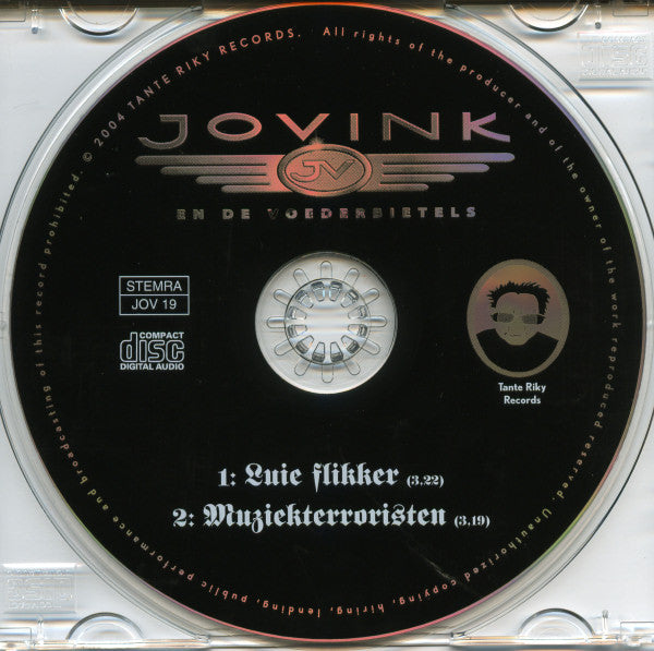 Jovink & De Voederbietels : Luie Flikker (CD, Single, Car)