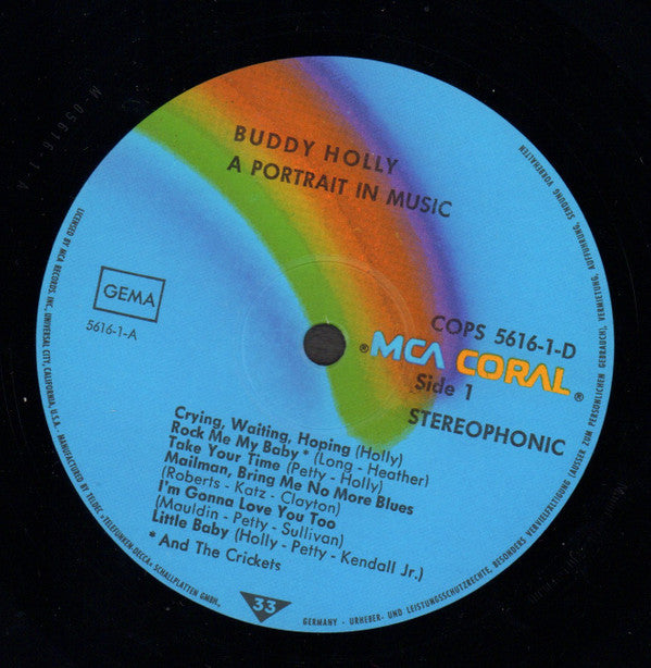 Buddy Holly : Portrait In Music Vol.2 (2xLP, Comp, RE, Gat)