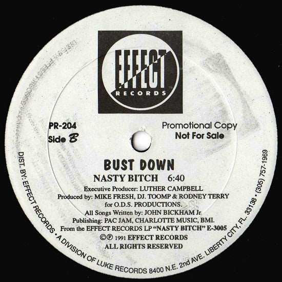 Bustdown : Pop That Thang (12", Promo)