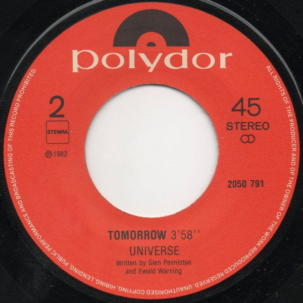 Universe (35) : Rosemarie (7", Single)