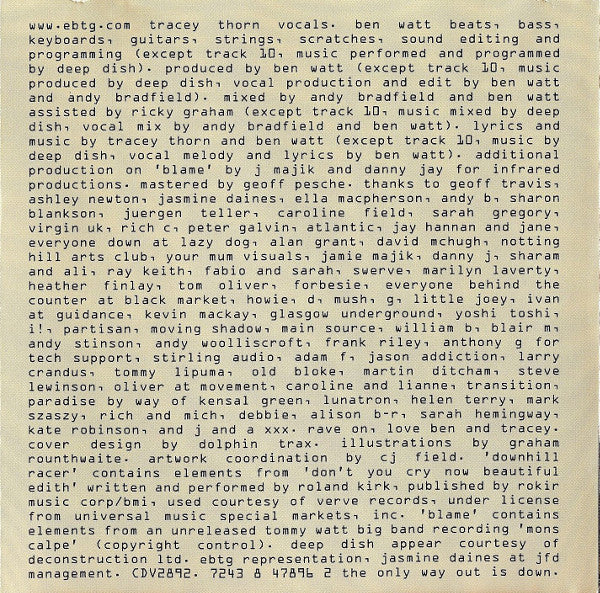 EverythingButTheGirl* : Temperamental (CD, Album)
