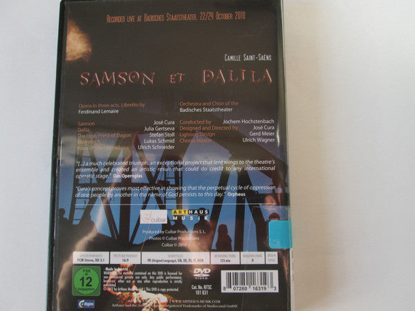 Camille Saint-Saëns, José Cura, Julia Gertseva : Samson Et Dalila (DVD-V, NTSC)