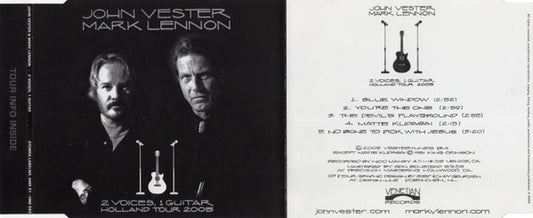 John Vester & Mark Lennon : 2 Voices, 1 Guitar - Holland Tour 2005 (CD, EP)