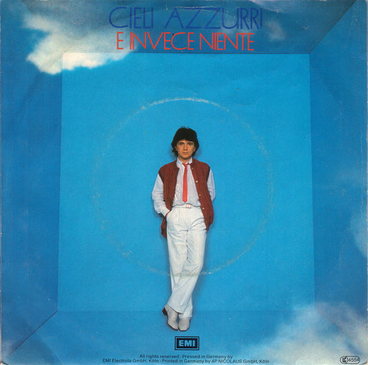 Pupo : Cieli Azzurri (7", Single)