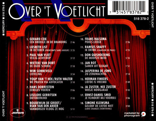 Various : Over 't Voetlicht (CD, Comp)