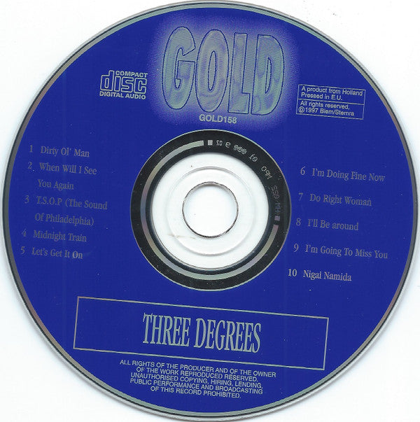 The Three Degrees : Gold (CD, Album, Comp)