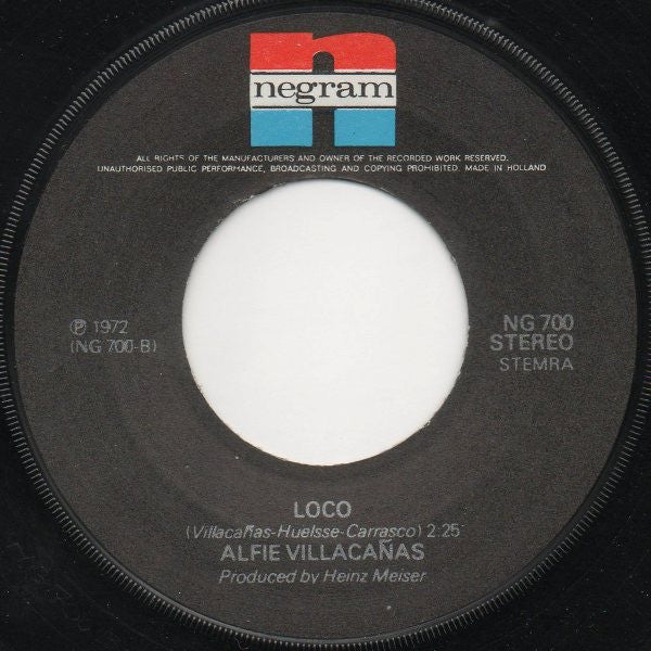 Alfie Villacañas : El Pepito (7", Single)