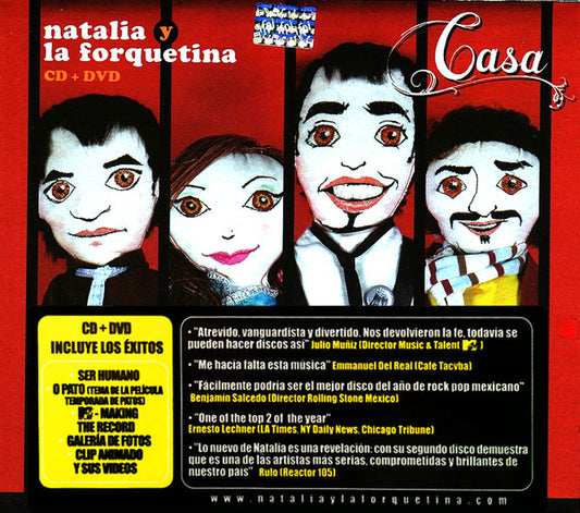 Natalia Lafourcade Y La Forquetina : Casa (CD, Album, Enh + DVD-V + Car)