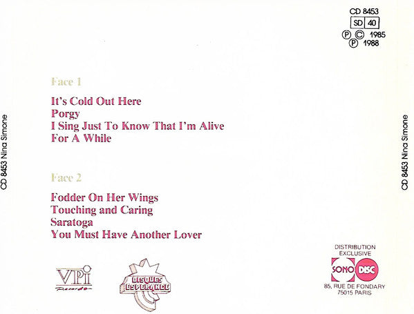 Nina Simone : Nina Simone (CD, Album, RE)