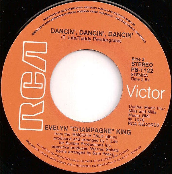 Evelyn King : Shame (7", Single)