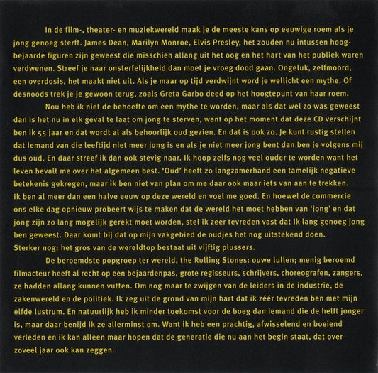Robert Long : Lang Genoeg Jong (CD, Album)