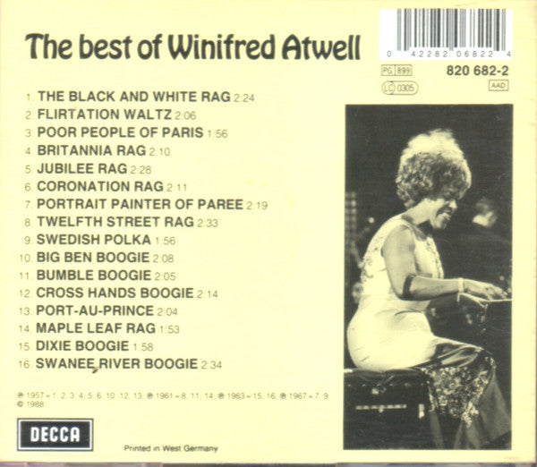Winifred Atwell : The Best Of Winifred Atwell (CD, Comp)