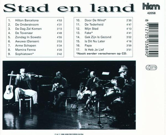 Stef Bos : Stad En Land - Live 92/98 (CD, Album)
