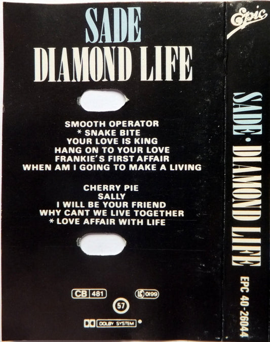 Sade : Diamond Life (Cass, Album)
