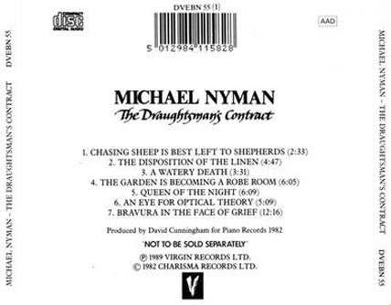 Michael Nyman : The Draughtman's Contract (CD, Album, RE, RP)