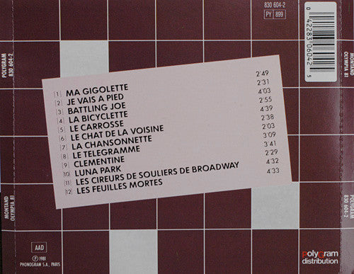 Yves Montand : Olympia 81 (LP)