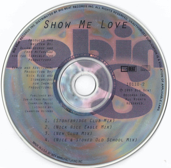 Robin S. : Show Me Love (CD, Maxi)
