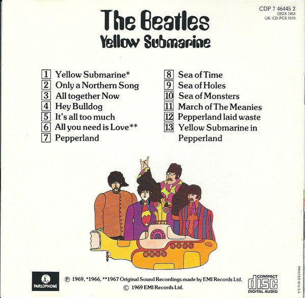 The Beatles : Yellow Submarine (CD, Album, RE, DAD)