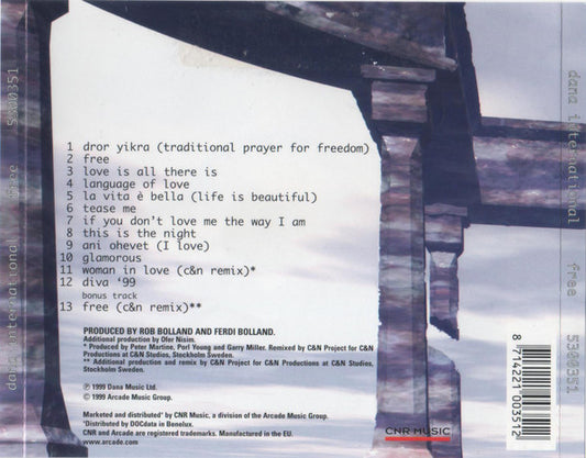 Dana International : Free (CD, Album)