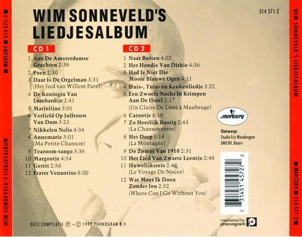 Wim Sonneveld : 24 Gouden Bladzijden Uit Wim Sonneveld's Liedjesalbum (2xCD, Comp, RE)