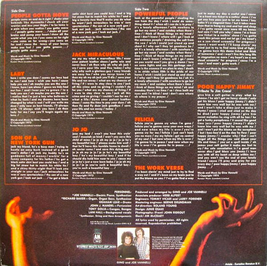 Gino Vannelli : Powerful People (LP, Album)