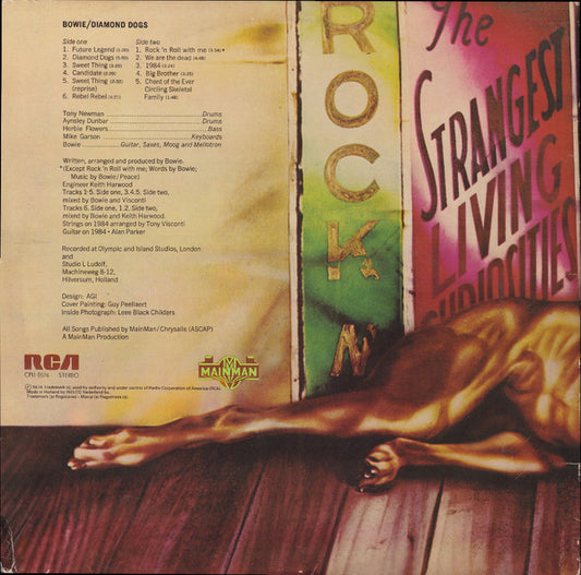 David Bowie : Diamond Dogs (LP, Album, Gat)