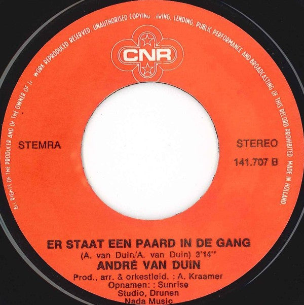 André van Duin : Flip Fluitketel (7", Single)