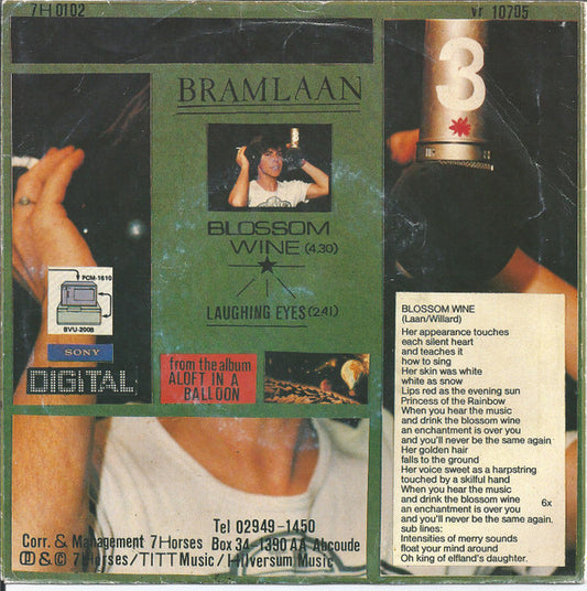 Bram Laan : Blossom Wine (7")