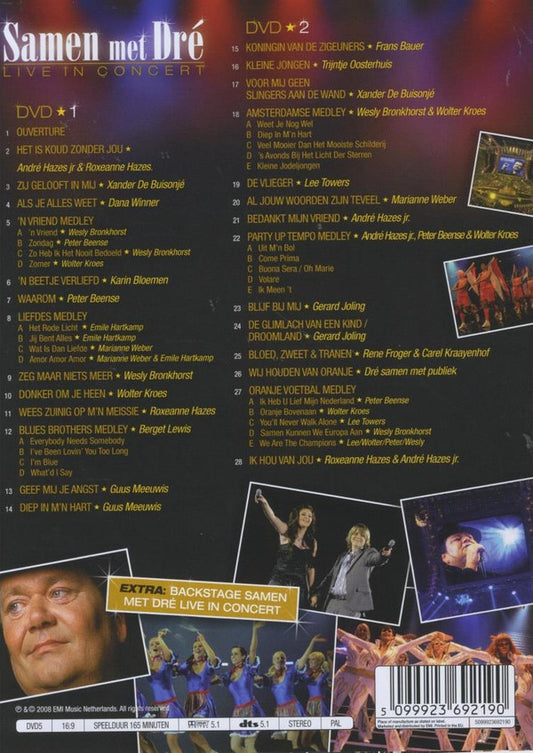 André Hazes : Samen Met Dré (Live In Concert) (2xDVD-V, Album)