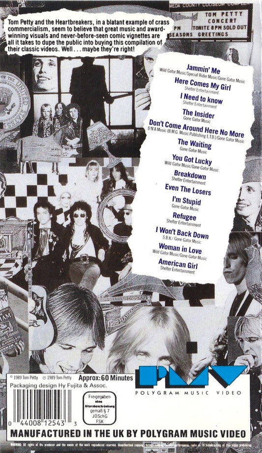 Tom Petty And The Heartbreakers : A Bunch Of Videos And Some Other Stuff (VHS, PAL)