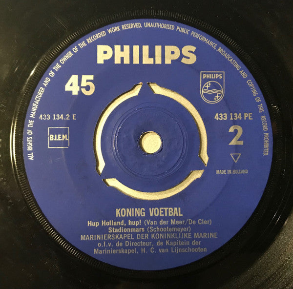 De Marinierskapel der Koninklijke Marine : Koning Voetbal (7", EP)
