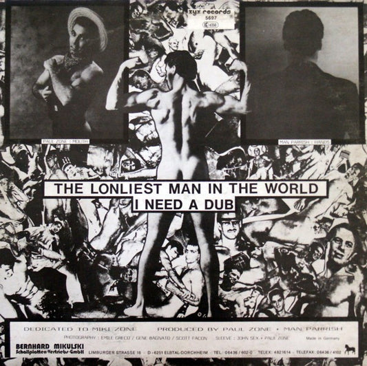 Man 2 Man Featuring Paul Zone + Man Parrish : I Need A Man (12", Single)
