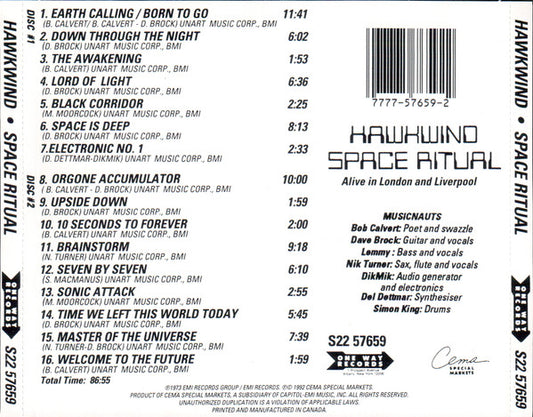 Hawkwind : Space Ritual (2xCD, Album, RE)