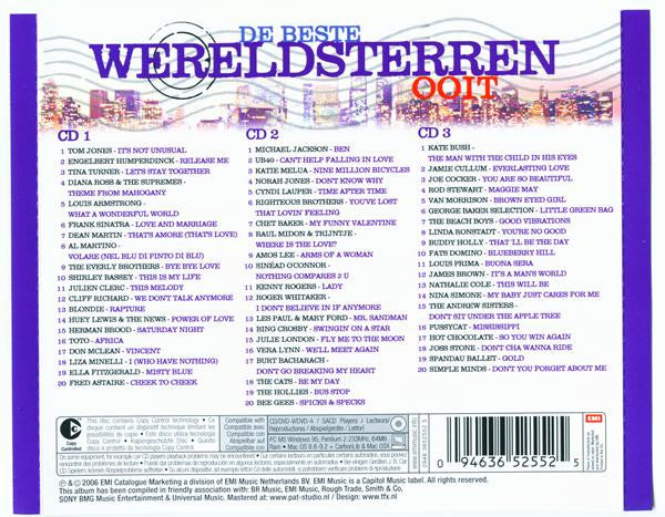 Various : De Beste Wereldsterren Ooit (3xCD, Comp, Copy Prot.)
