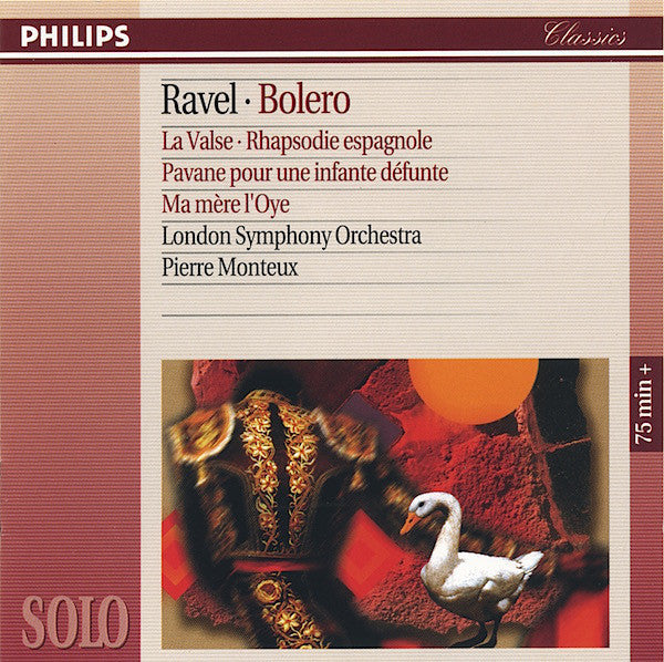 Maurice Ravel - London Symphony Orchestra, Pierre Monteux : Boléro (La Valse / Rhapsodie Espagnole / Pavane Pour Une Infante Défunte / Ma Mère L'Oye) (CD, Comp)