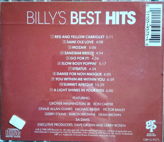Billy Cobham : Billy's Best Hits (CD, Comp, RM)