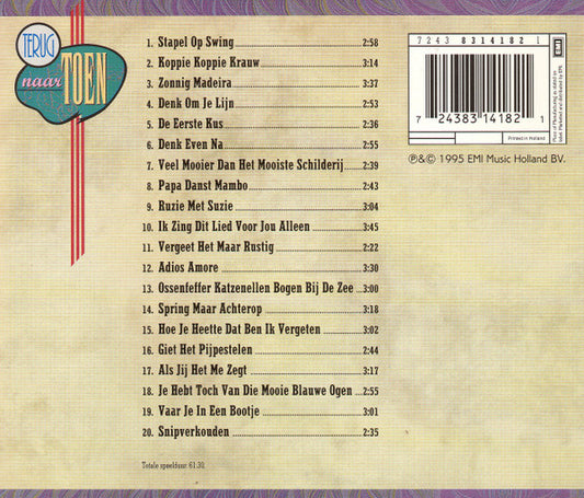 Eddy Christiani : Zonnig Madeira (CD, Comp)