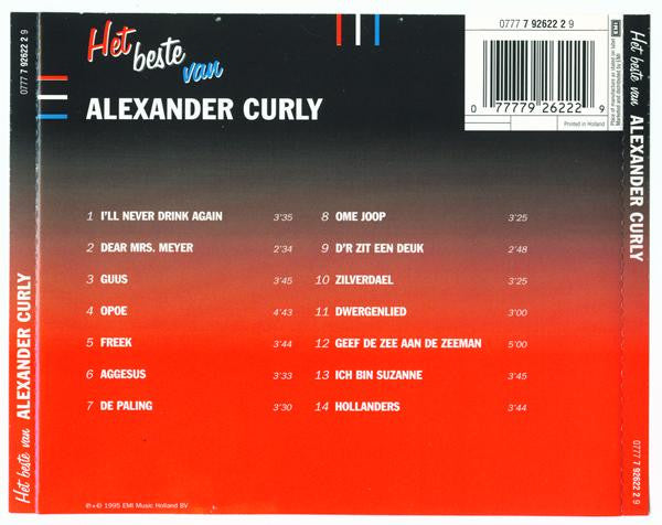 Alexander Curly : Het Beste Van (CD, Comp)