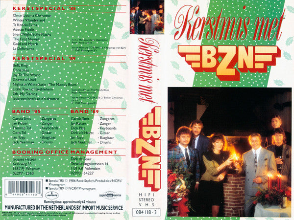 BZN : Kerstmis Met BZN (VHS, PAL)