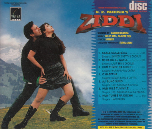 Dilip Sen-Sameer Sen, Sameer : Ziddi (CD)