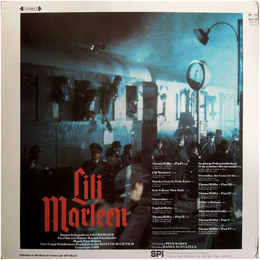 Hanna Schygulla, Orchester Peer Raben : Lili Marleen - Bande Originale Du Film (LP, Album, Bla)