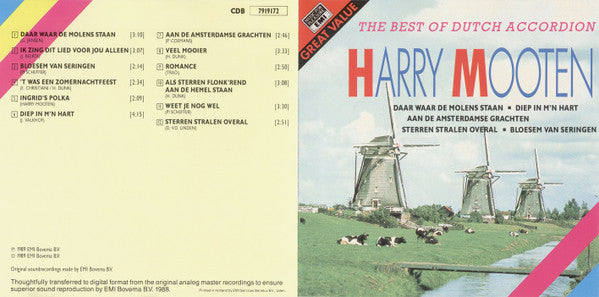 Harry Mooten : The Best Of Dutch Accordion (CD, Album, RE)