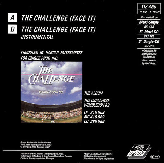 Chris Thompson : The Challenge (Face It) (7", Single)