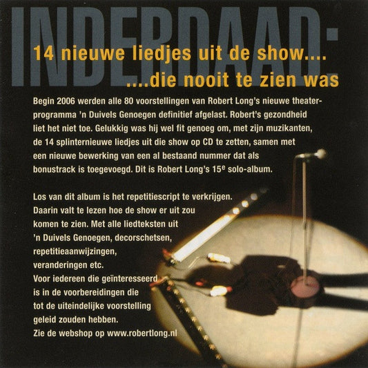 Robert Long : 'n Duivels Genoegen (CD, Album)