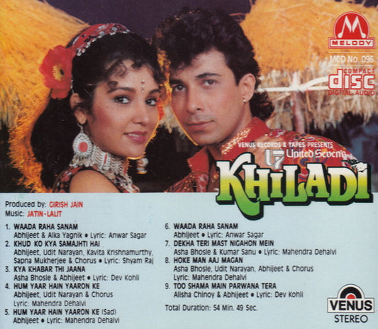 Jatin Lalit : Khiladi (CD)