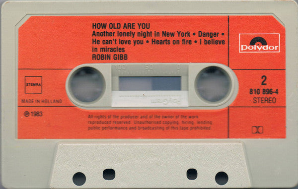 Robin Gibb : How Old Are You? (Cass, Album)